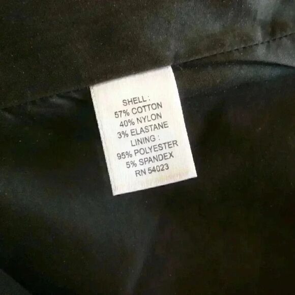 Banana Republic Women's Dark Brown Cotton/Spandex Straight Skirt w Tie Front EUC - Picture 3 of 7